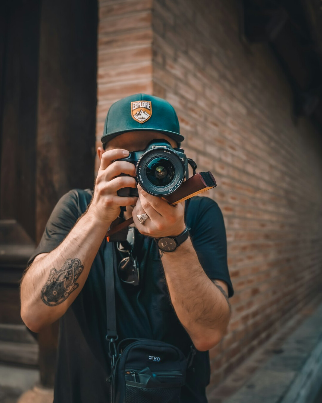 photographer documenting daily life
